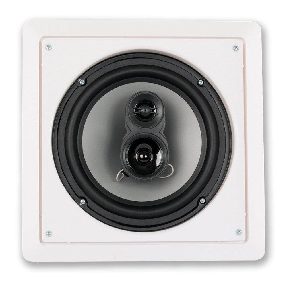 Acoustic Audio CSi83S in Wall/Ceiling 8" Speaker Pair Home Theater 3 Way Speakers
