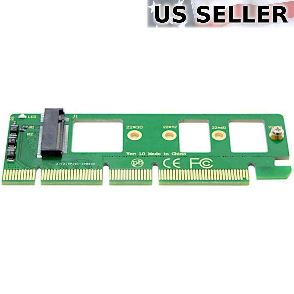M.2 NGFF M-Key to Desktop PCIe x4 NVMe SSD Adapter Card 2242 2260 2280 M2 Drive