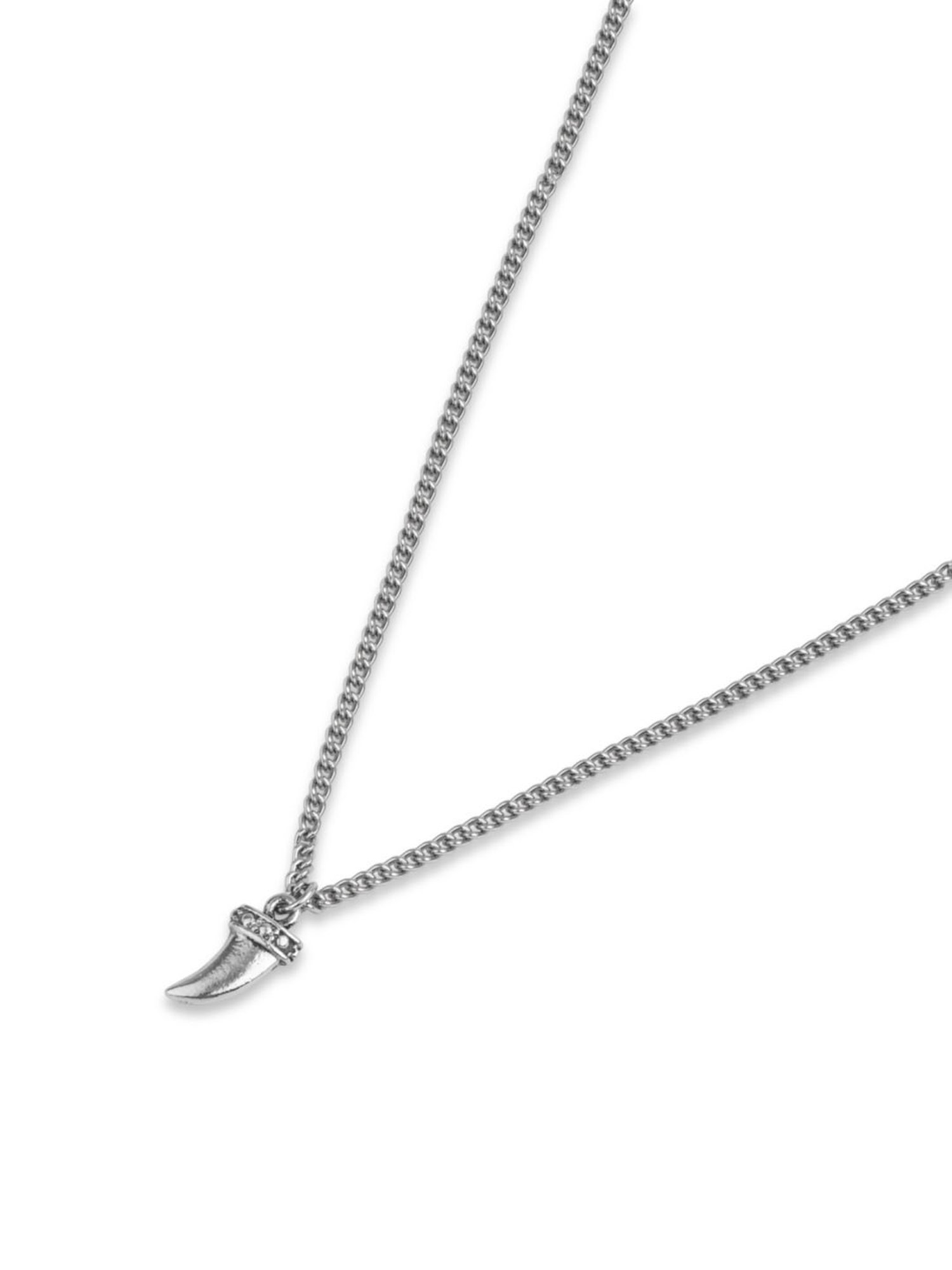 The Bro Code Silver-Plated Funky Pendant Necklace for Men