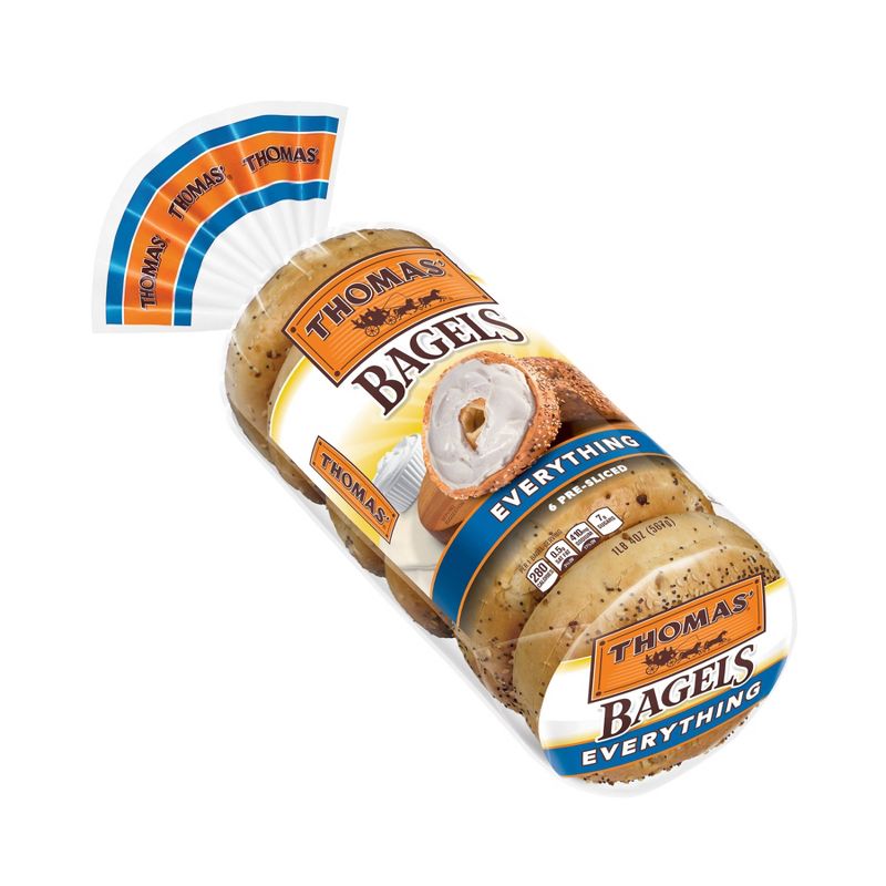 Thomas' Plain Bagels - 20oz/6ct