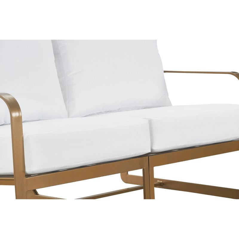 Mirabelle Outdoor Sofa  - Gold - Adore Decor