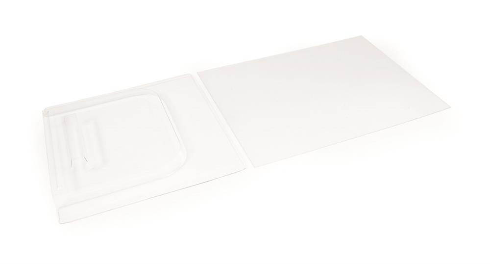 CAMCO 45591 Camco 45591 Screen Door Slide Set - 12" x 28", Clear