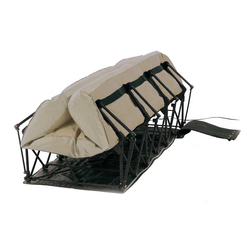 Living iQ Inflatable Portable Small Travel Size Kids Toddler Sleeping Blow Up Air Bed Mattress with Electric Pump and Headboard, Marvel Avengers