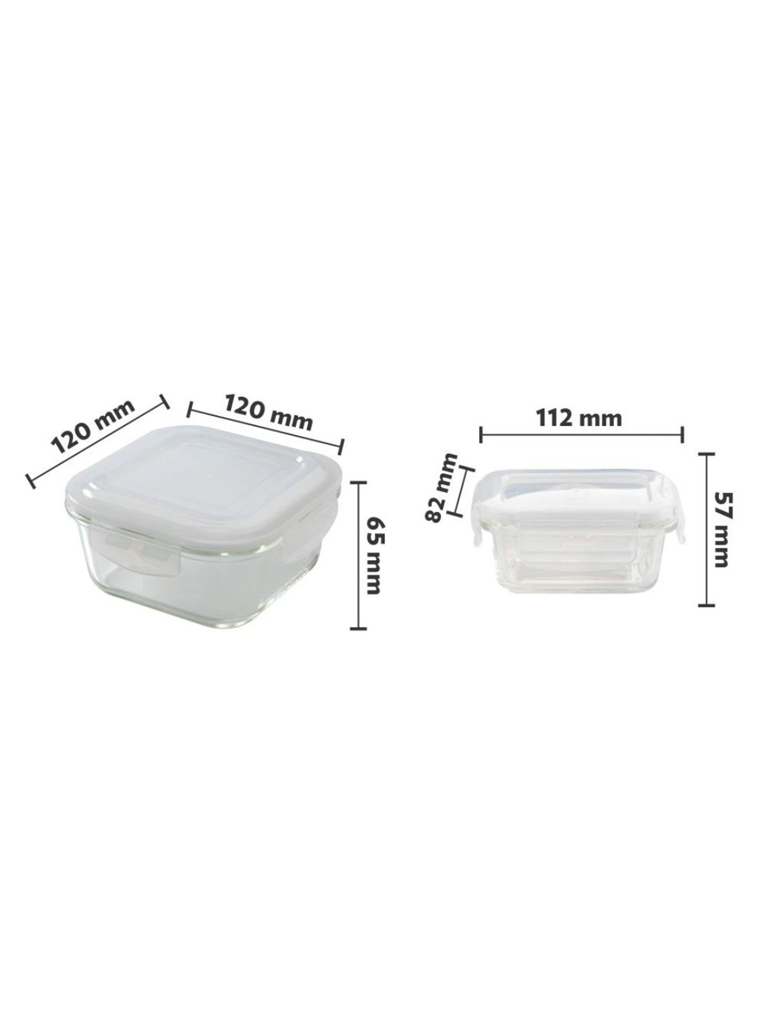 Borosil Blue Glass Leak Proof Lunch Box with Bag (320 ml)