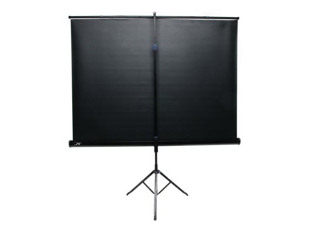 Elite Screens Inc. Tripod Portable Tripod Manual Pull Up Projection Screen (100" 4:3 AR) (MaxWhite) T100UWV1