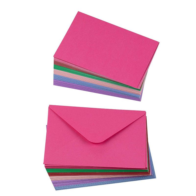 Sustainable Greetings 48-Pack 6-Color Blank Greeting Cards, Plain Thank You Cards, Birthday & Invitations Cards, 4 x 6 in