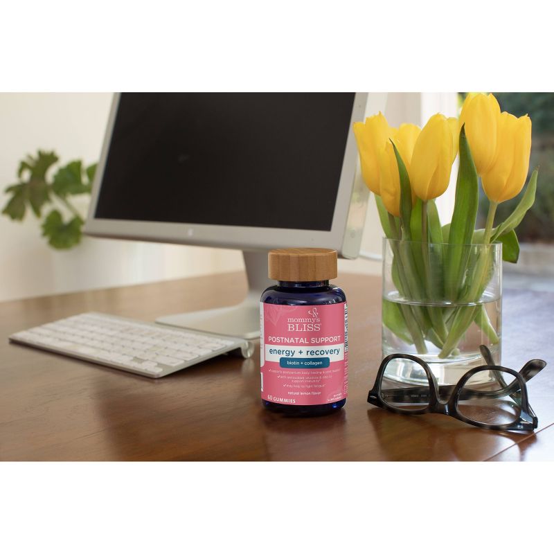 Mommy's Bliss Postnatal Support Energy + Recovery, Biotin + Collagen - 60ct