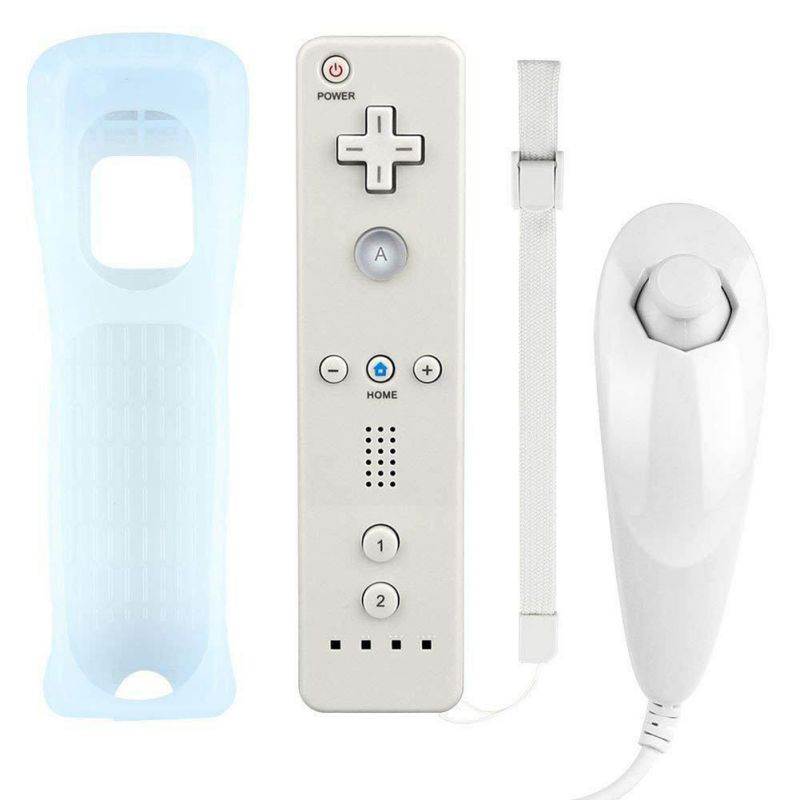 Voor Nintend Wii Draadloze GamePad Afstandbediening Zonder Motion Plus + Nunchuck Controller Joystick Voor Nintendo Wii Accessoires