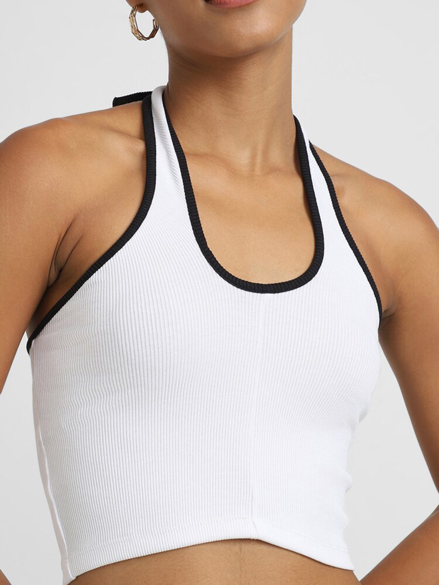 Forever 21 White Crop Top