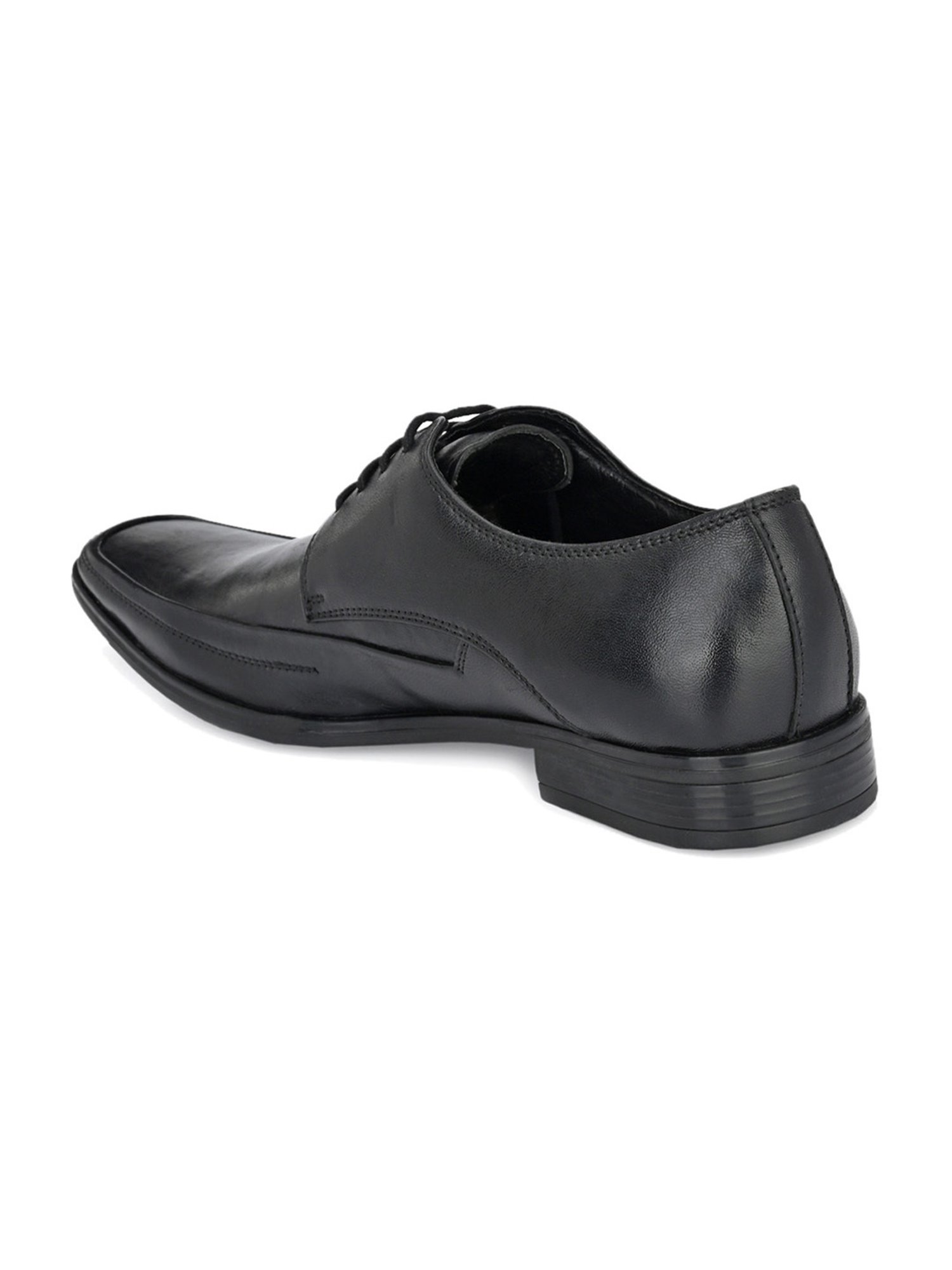 Hitz Men's Black Derby Shoes