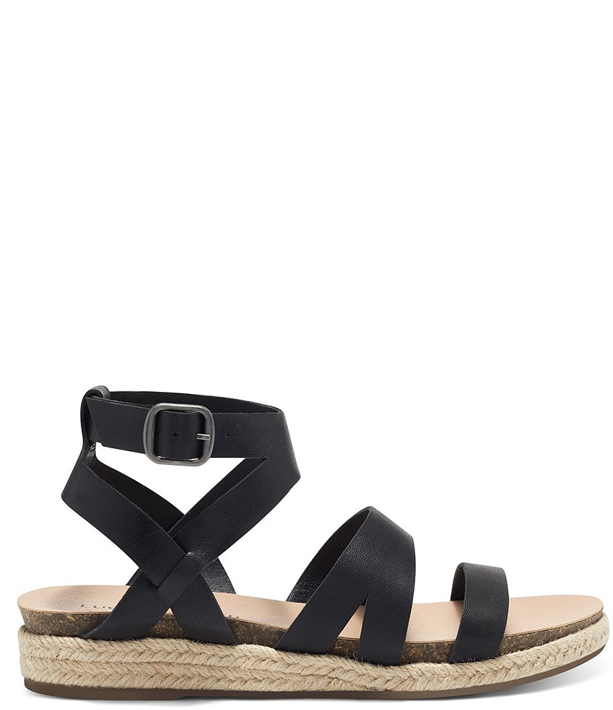 Lucky Brand Glaina Leather Espadrille Sandals