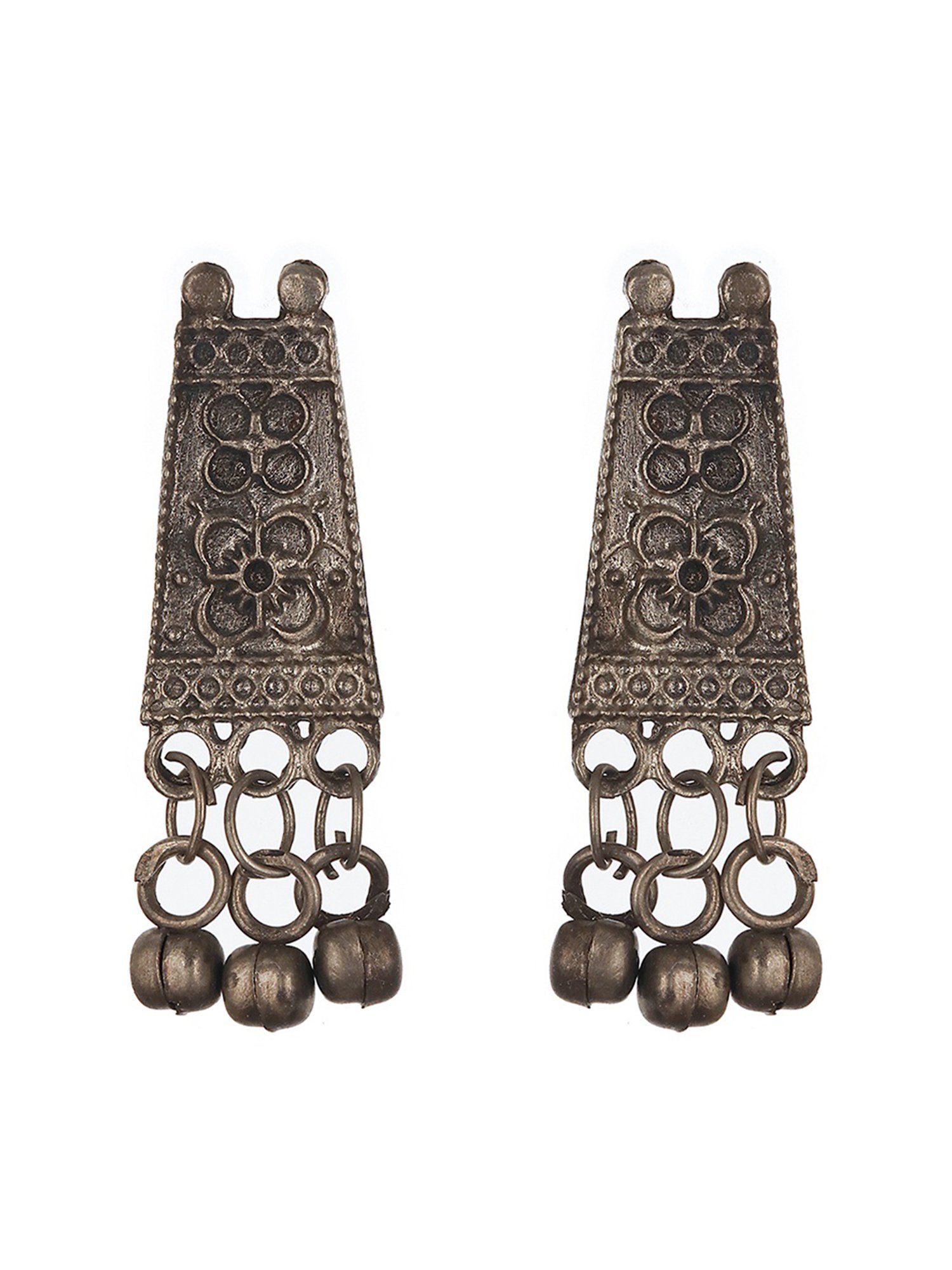 Aatmana Silver Necklace & Earring Set