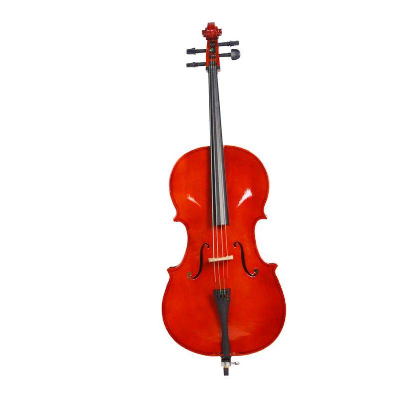 Hot Sale 3/4 Size Natural Cello +Bag+ Bow+ Rosin + Bridge+ Accessories
