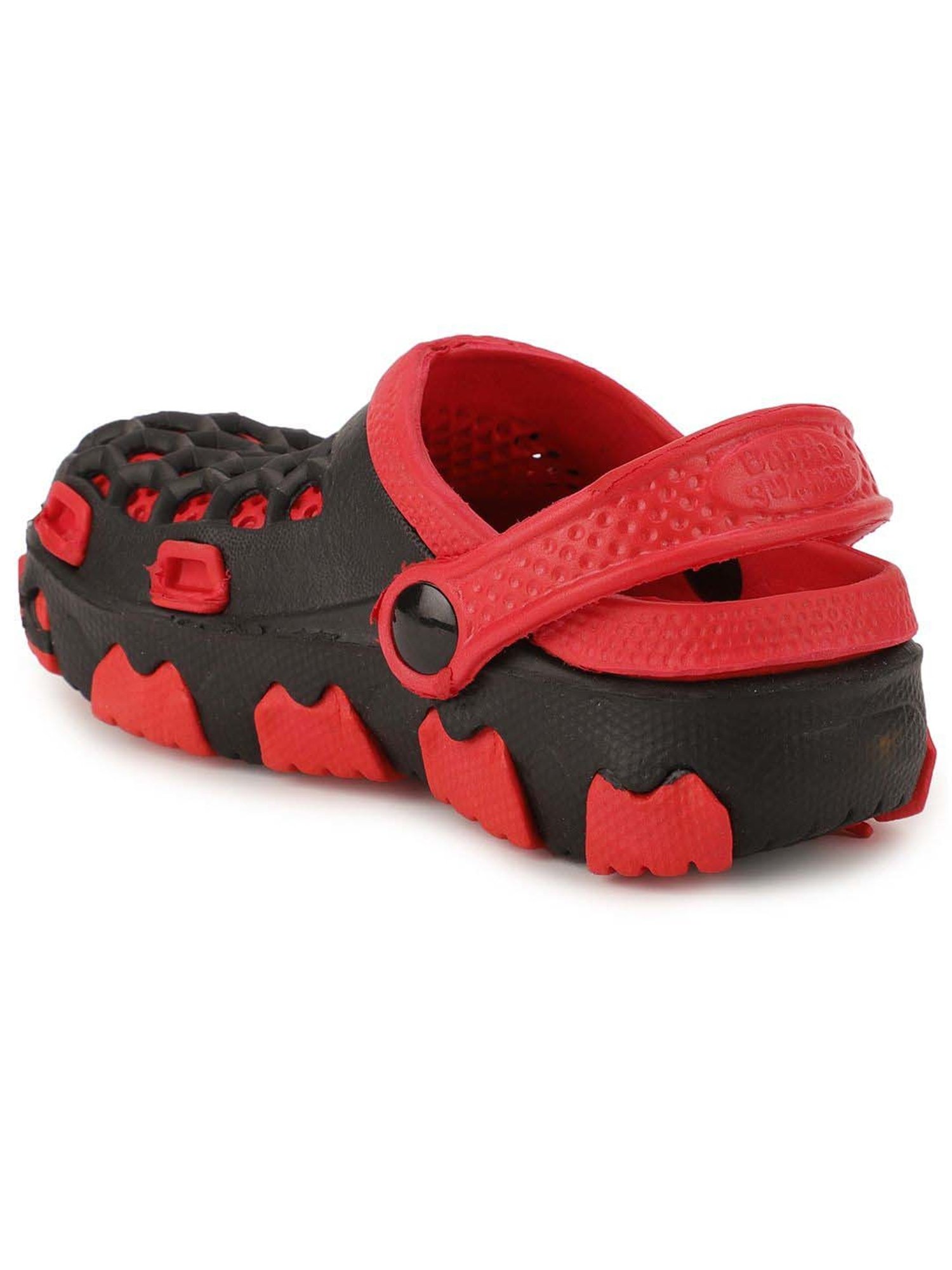Disney by Bata Kids Grey & Red Back Strap Clogs
