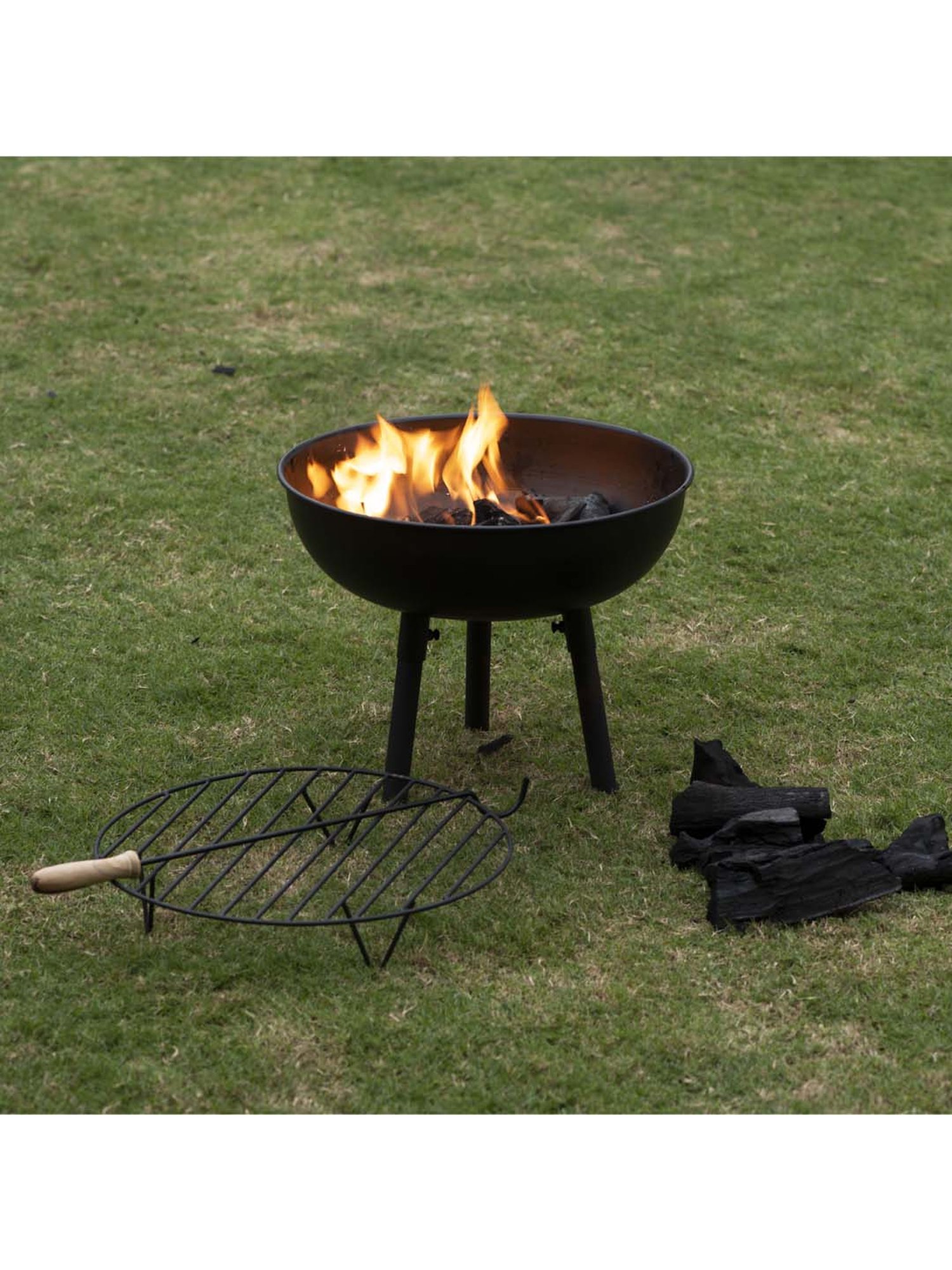 THE DECOR REMEDY Mini Iron Fire Pit or Angeethi