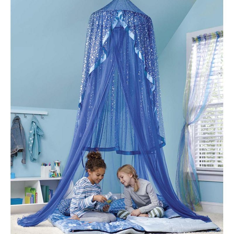 Magic Cabin - Outdoor Tent with Lights for Kids, Blue