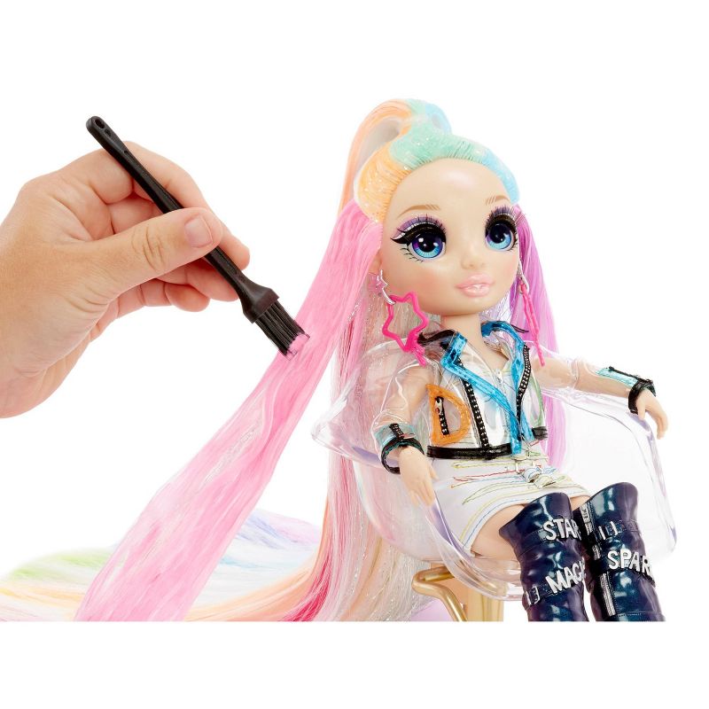 Rainbow High Salon Playset with Rainbow of DIY Washable Hair Color for Dolls (Doll Not Included)