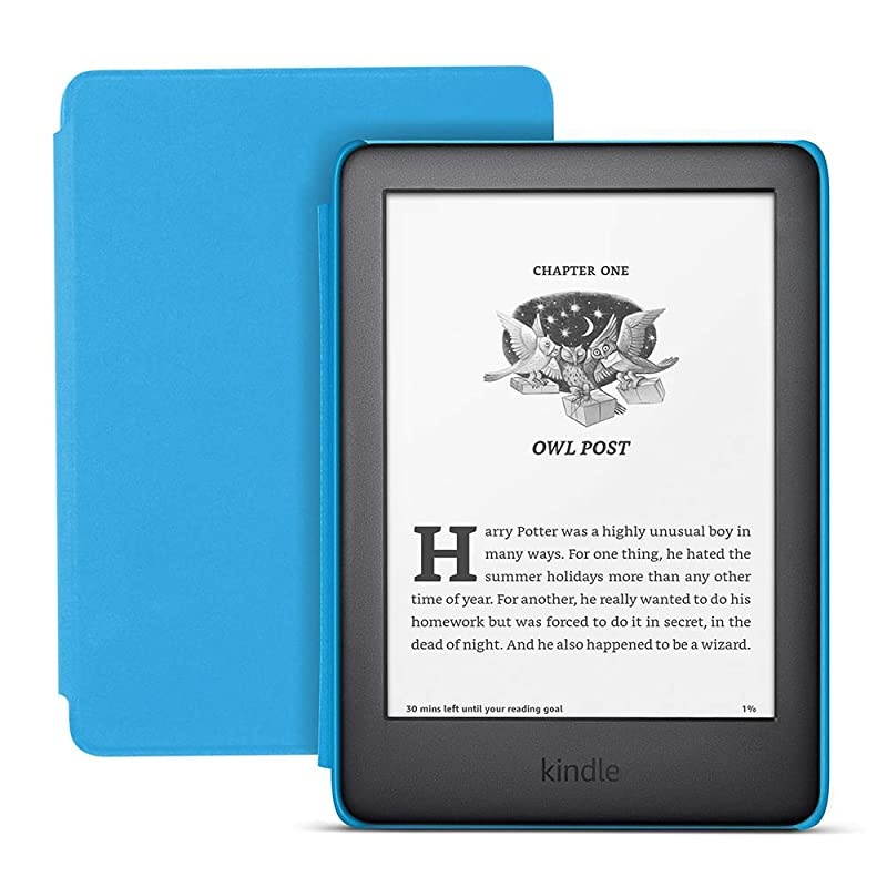 Kindle Kids Edition Includes access to thousands of books Blue Cover