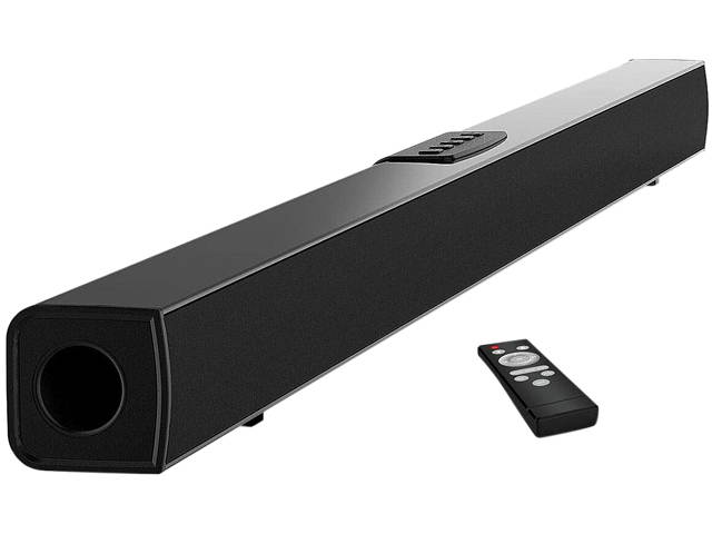 Sound Bar 2020 [Upgraded] , Meidong Sound Bars for TV 36 inch Wireless and Wired Bluetooth Soundbar Home Theater Surround Speakers with Optical Cable