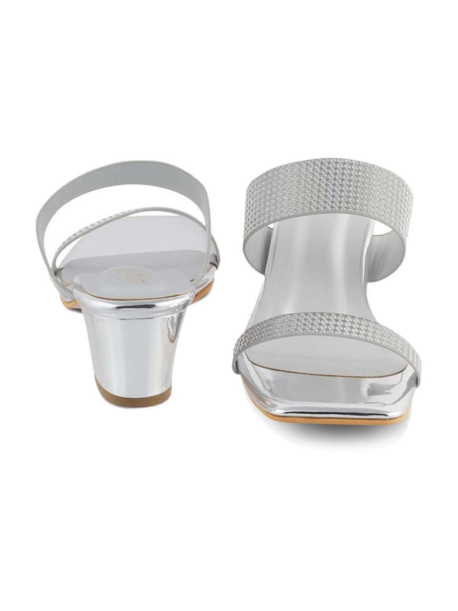 Tresmode Women's Silver Casual Sandals