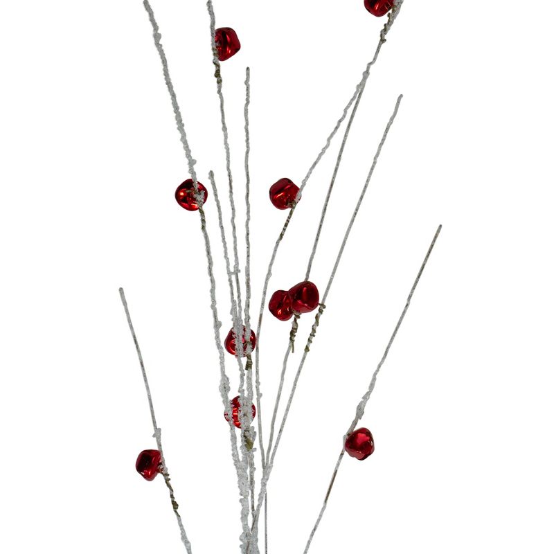 Melrose 40" Red and Brown Twig with Sleigh Bells Christmas Spray