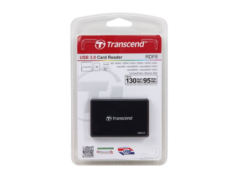 Transcend TS-RDF8W USB 3.0 RDF8 Flash Reader