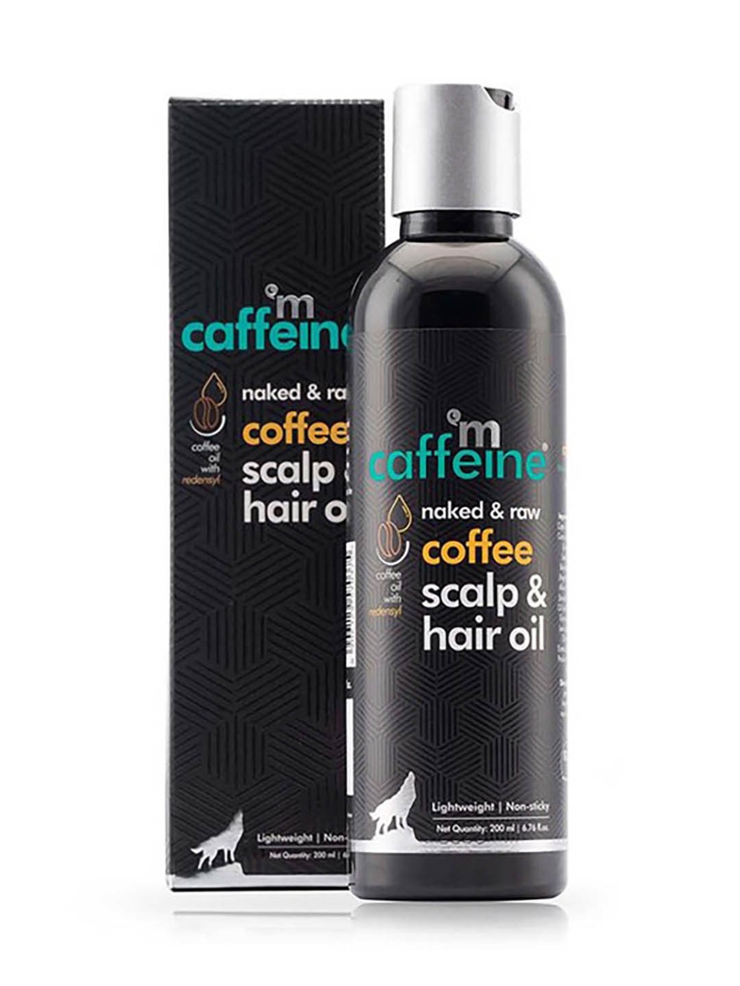 mCaffeine Naked & Raw Coffee Scalp & Hair Oil - 200 ml