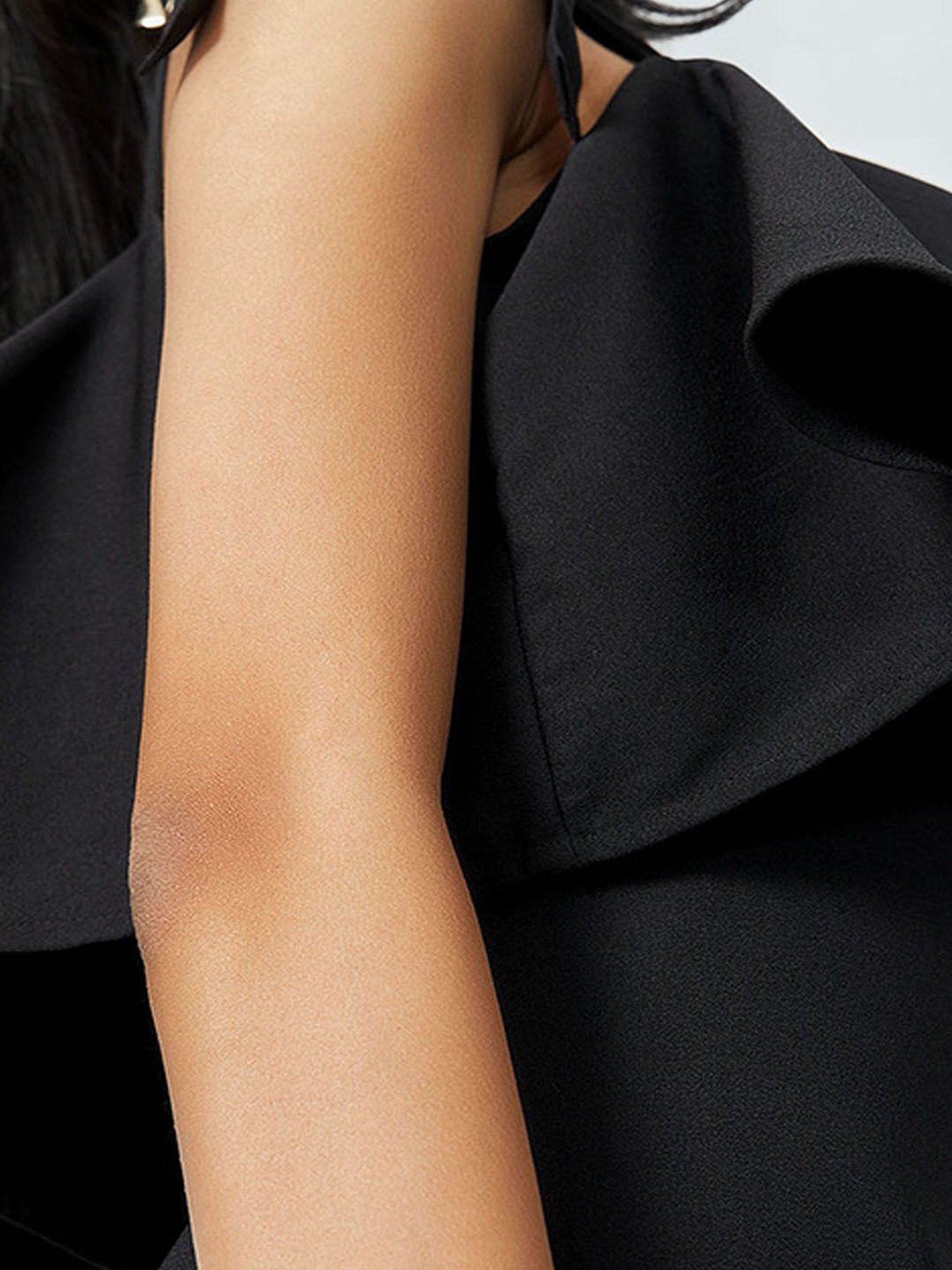 The Label Life Black Regular Fit Midi Dress