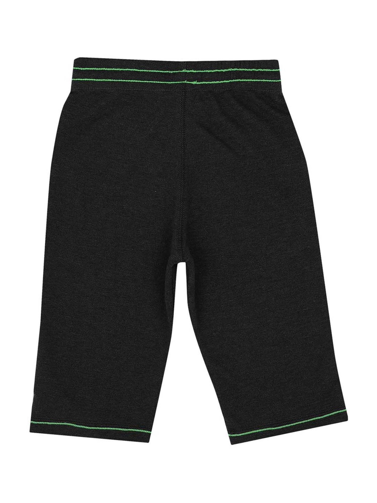 Proteens Kids Grey Cotton Regular Fit Capris