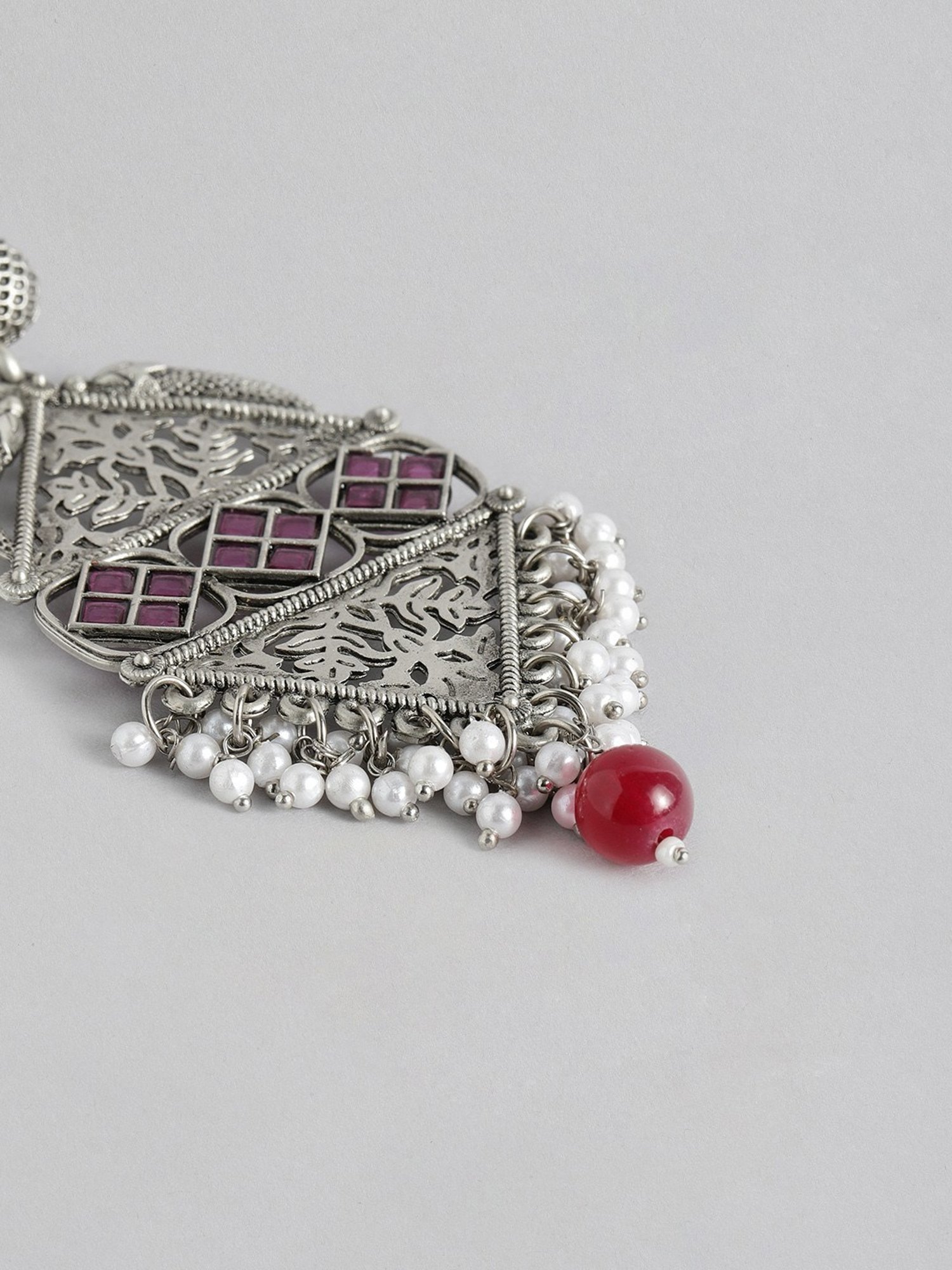 Abdesigns Timeless High Quality German Silver Earrings