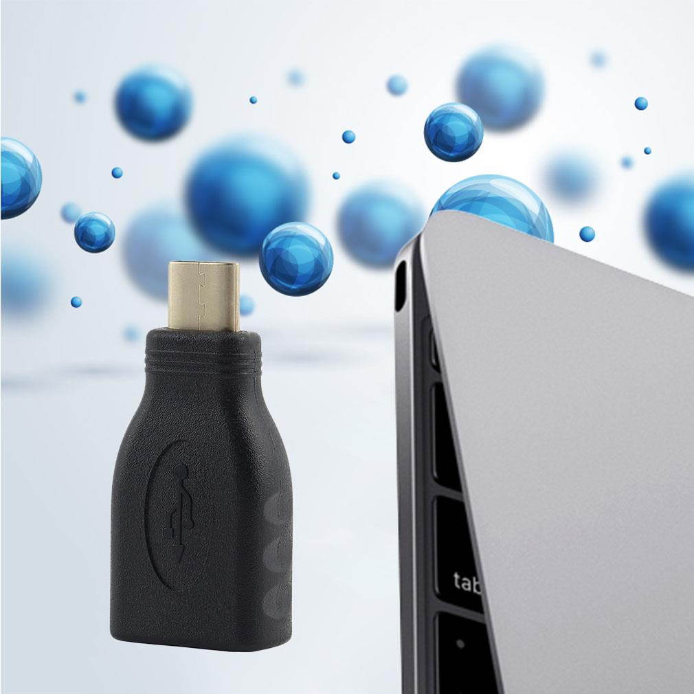 New USB 3.1 C Male to USB 3.0 A Female Adapter Converter USB Type C Black