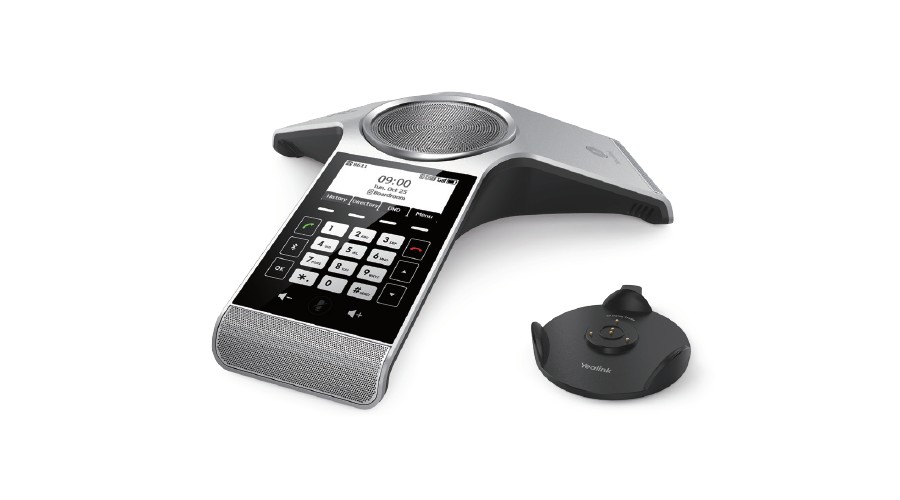 Yealink - CP930W - Yealink CP930W IP Conference Station - Corded/Cordless - DECT, Bluetooth - Classic Gray - VoIP -
