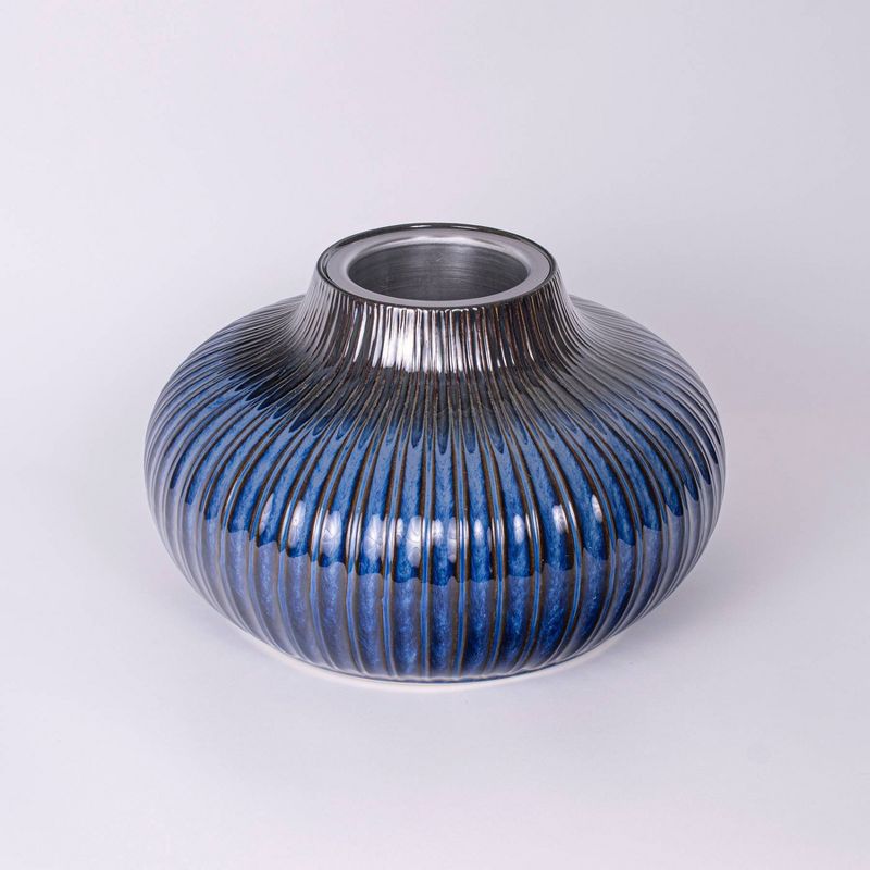 5.5" Petite Lantern Metal Table Torch Black - TIKI