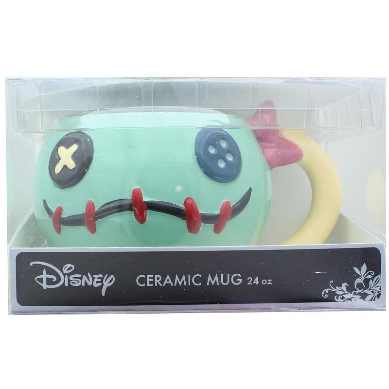Silver Buffalo Disney Lilo & Stitch Scrump 20oz Sculpted Ceramic Mug