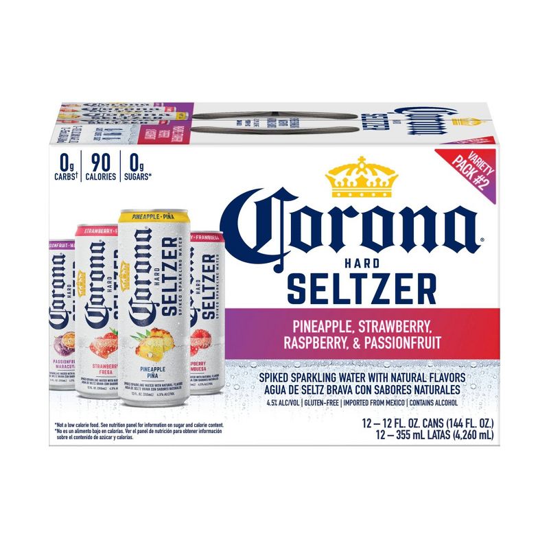 Corona Hard Seltzer Variety Pack #2 - 12pk/12 fl oz Cans
