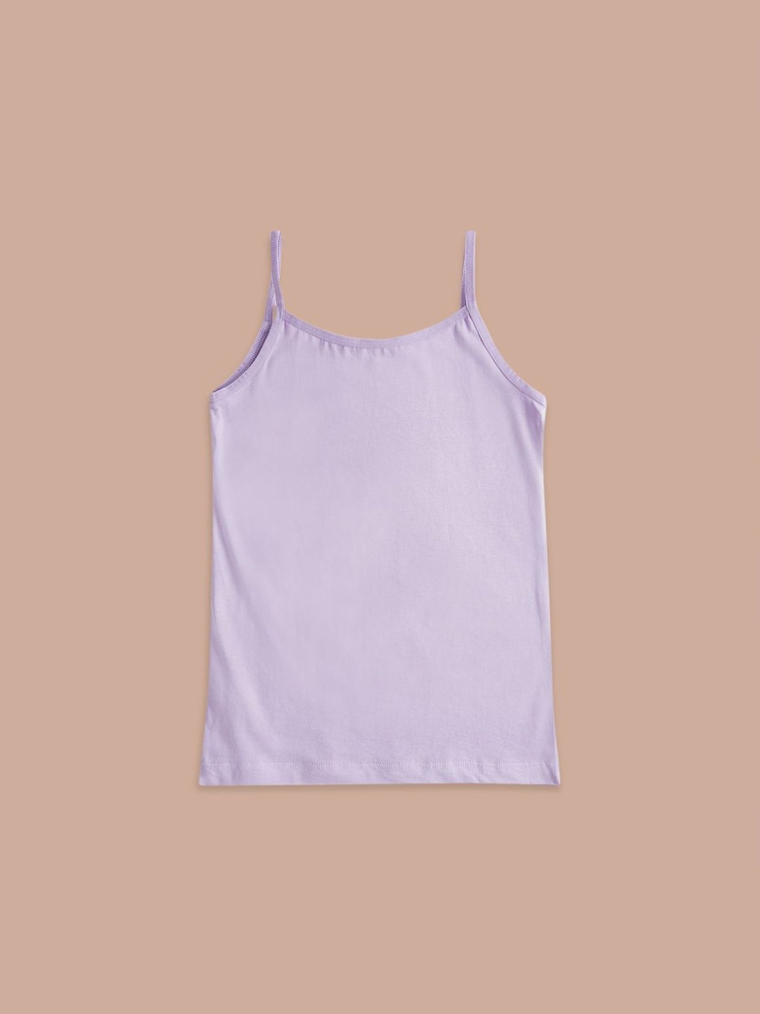 Pantaloons Junior Blue & Purple Cotton Regular Fit Camisole (Pack of 2)