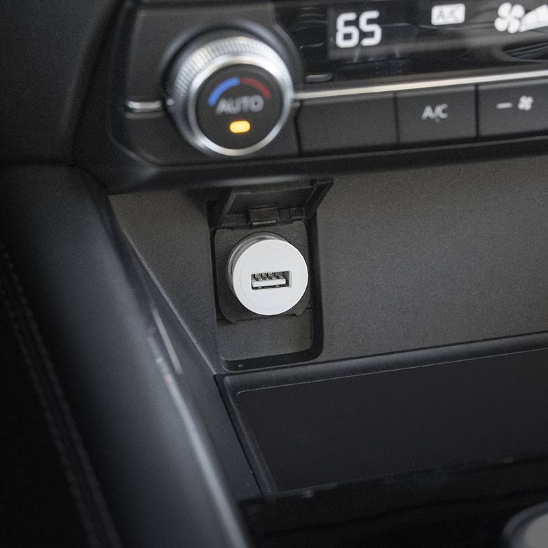 Just Wireless 1.0A/5W 1-Port USB-A Car Charger - White