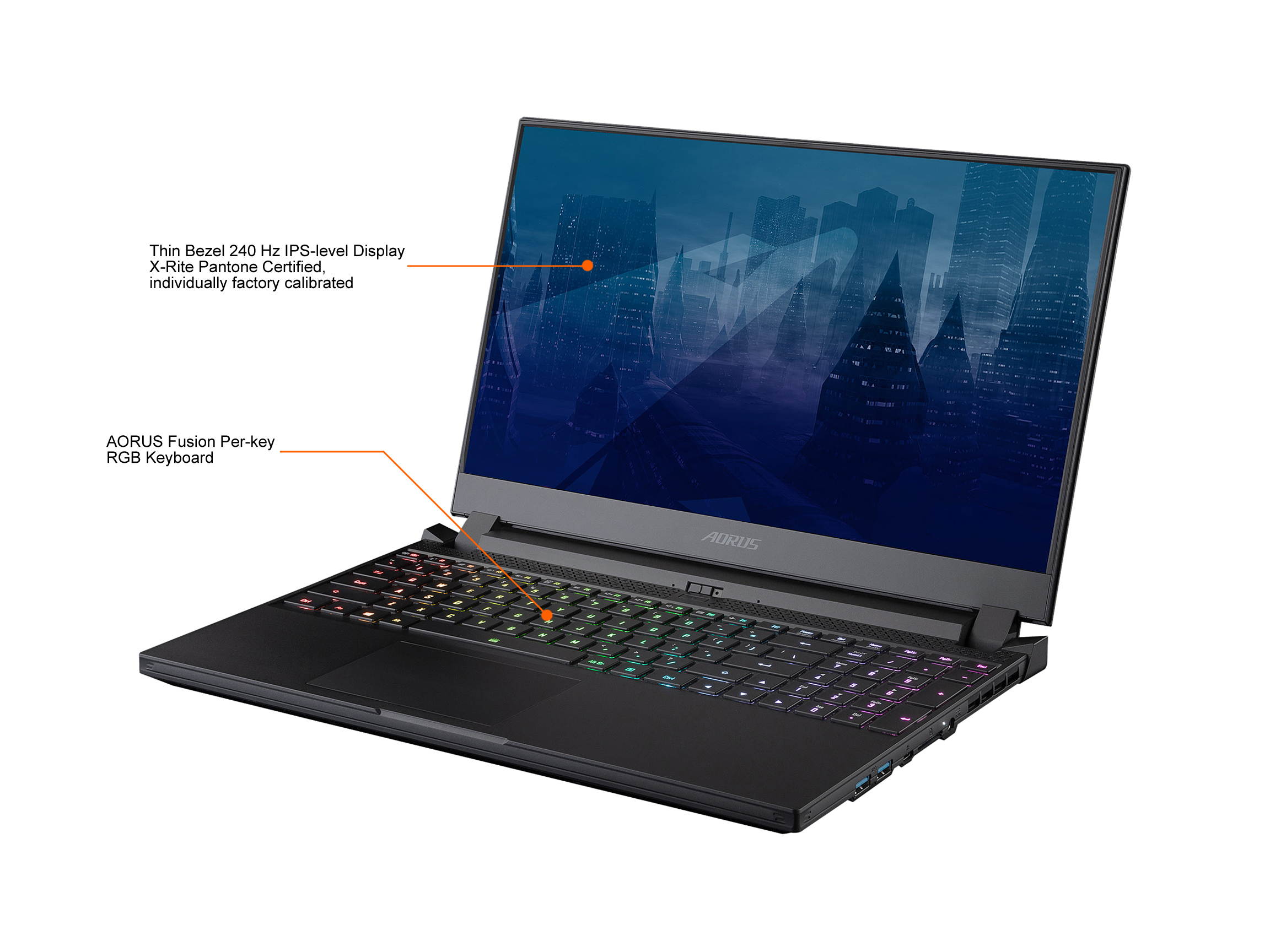 GIGABYTE AORUS 15P YD - 15.6" FHD IPS Anti-Glare 240Hz, Intel Core i7 11th Gen 11800H, NVIDIA GeForce RTX 3080, 16GB GDDR6, 32GB Memory, 1TB SSD, Win10 Home, Gaming Laptop (AORUS 15P YD-74US244SH)
