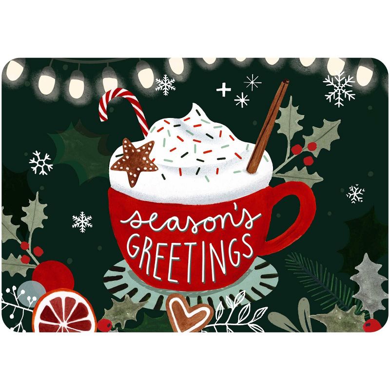 1'9"x2'7" Premium Comfort Seasons Greetings Anti - Fatigue Mat - Bungalow Flooring