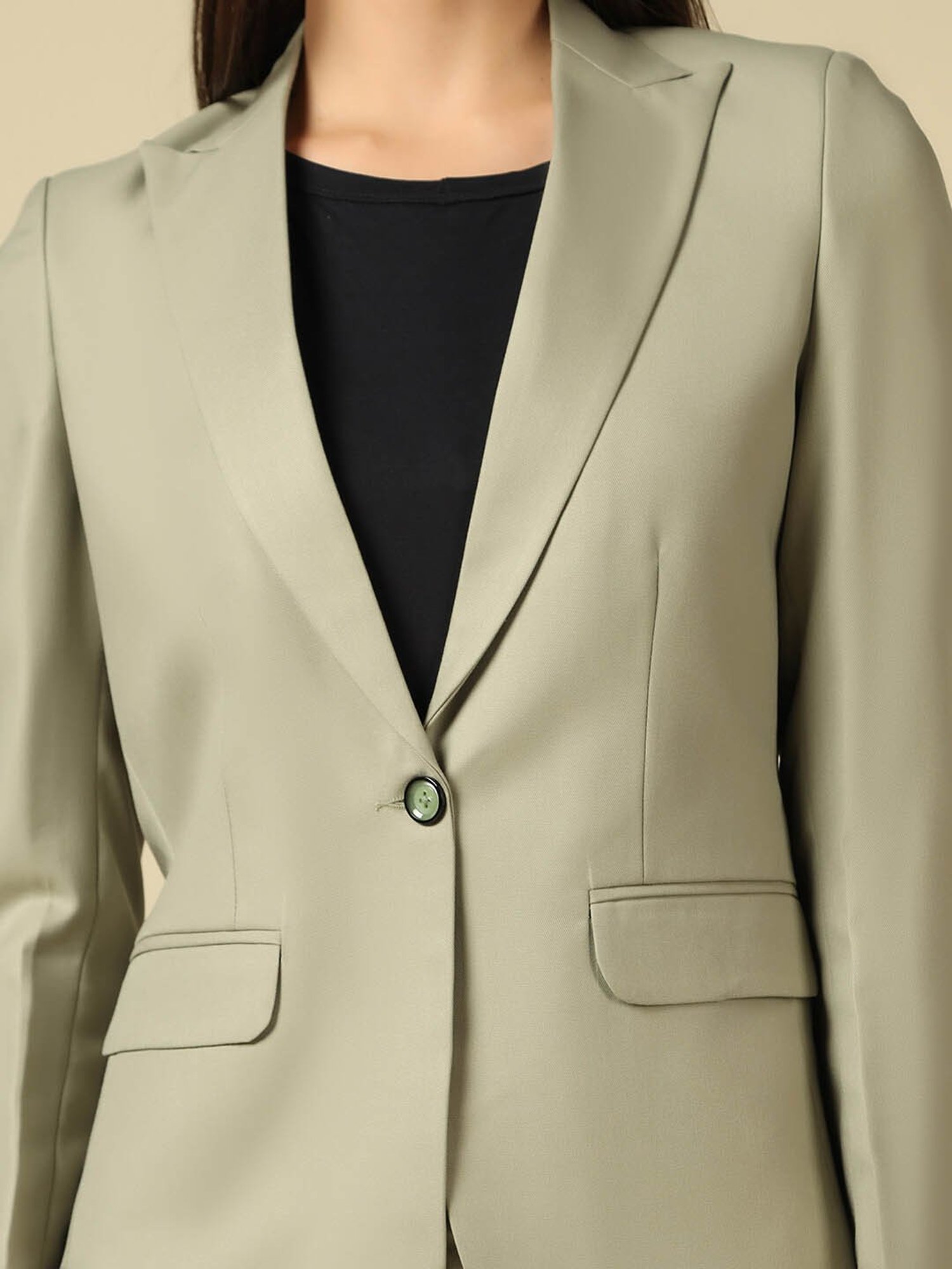 TAHVO Pista Green Blazer