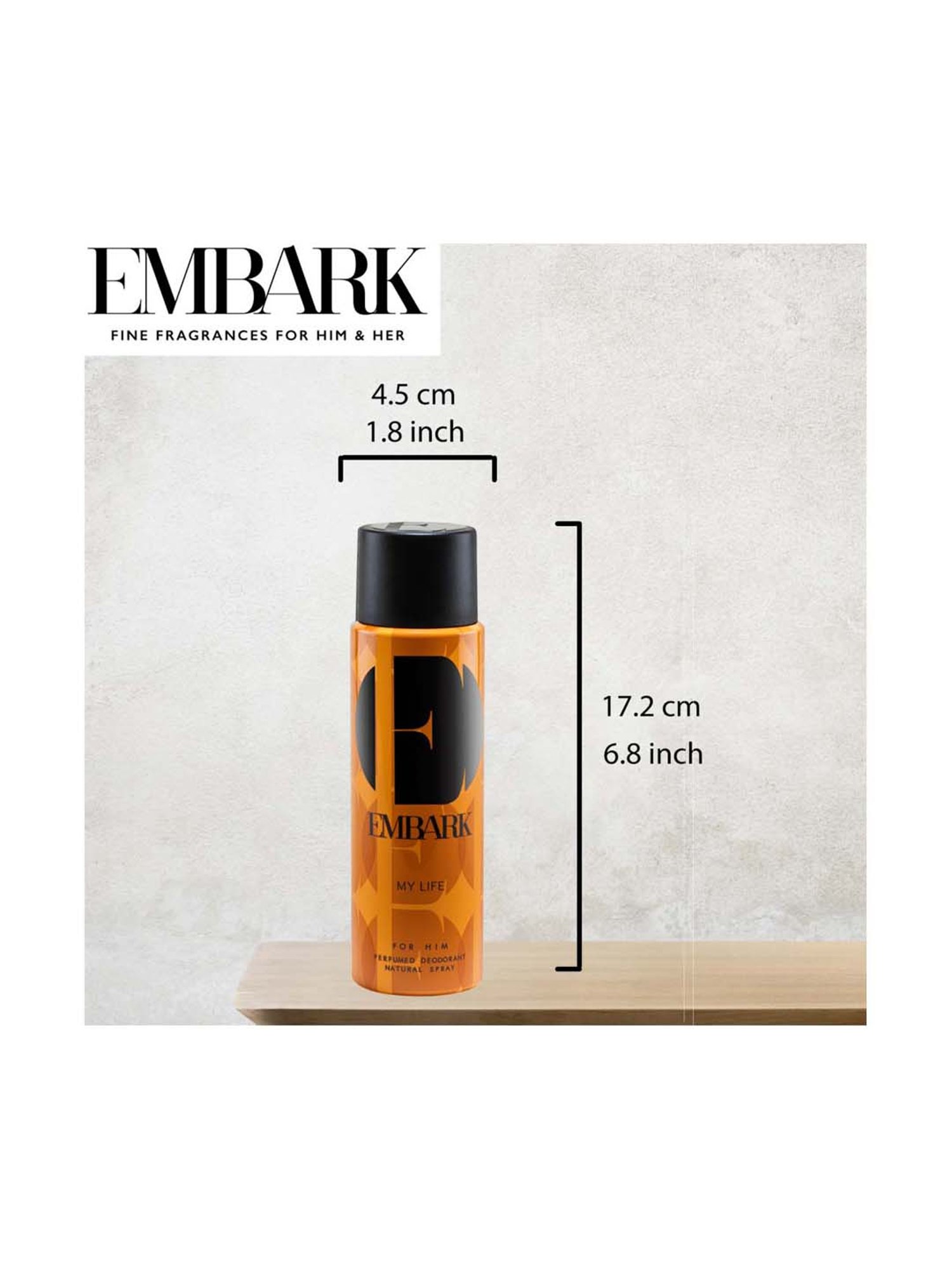 Embark My Life for Him Deodorant - 150 ml