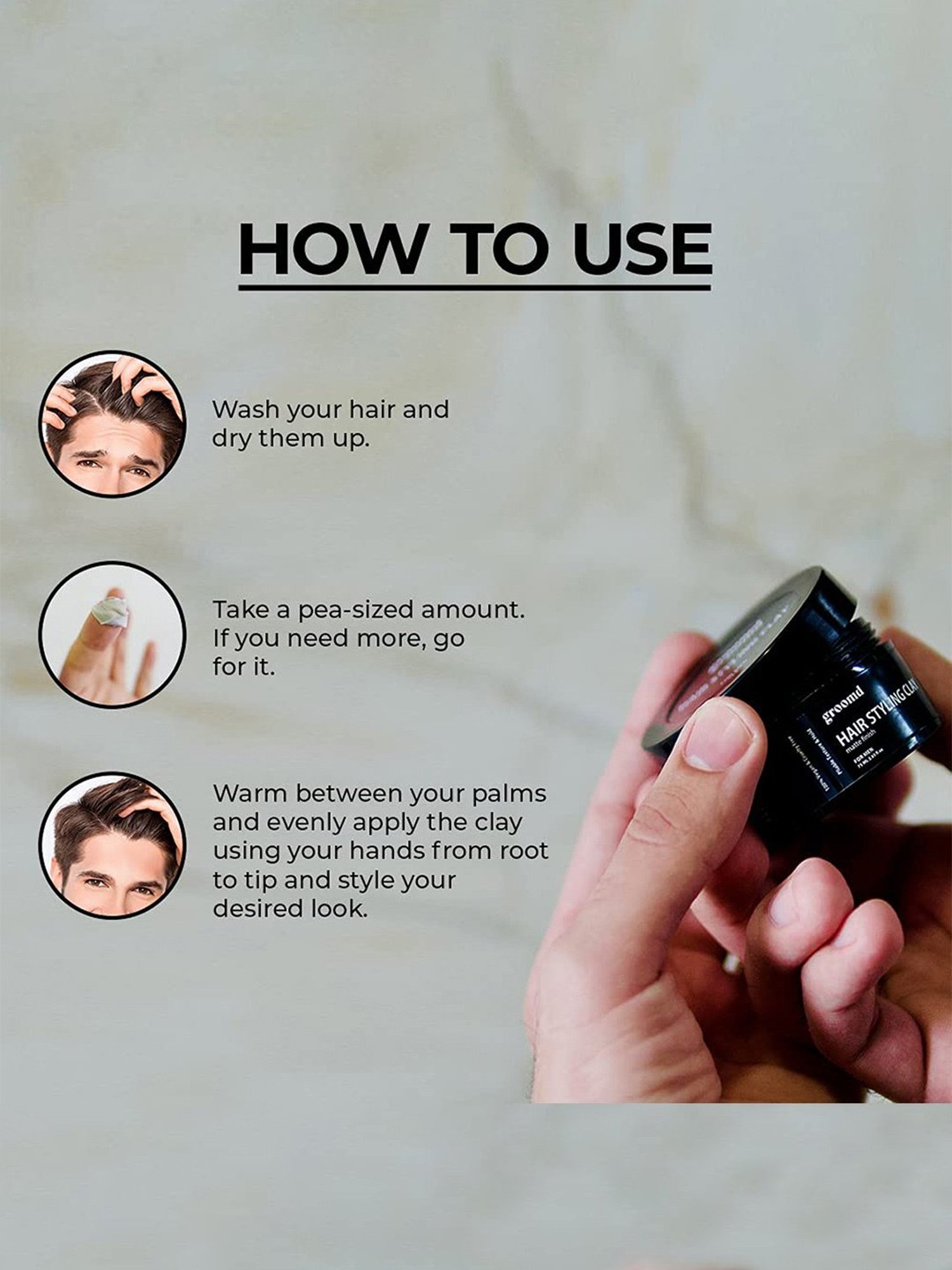 Qraa Men Red Onion Hair Oil - 100 ml