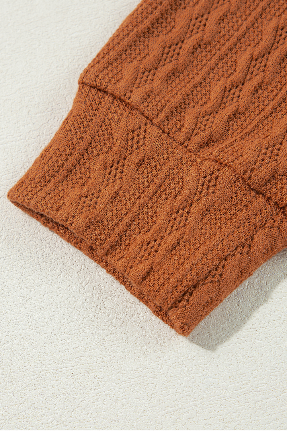 Black Plaid Casual Contrast Trim Knit Cardigan