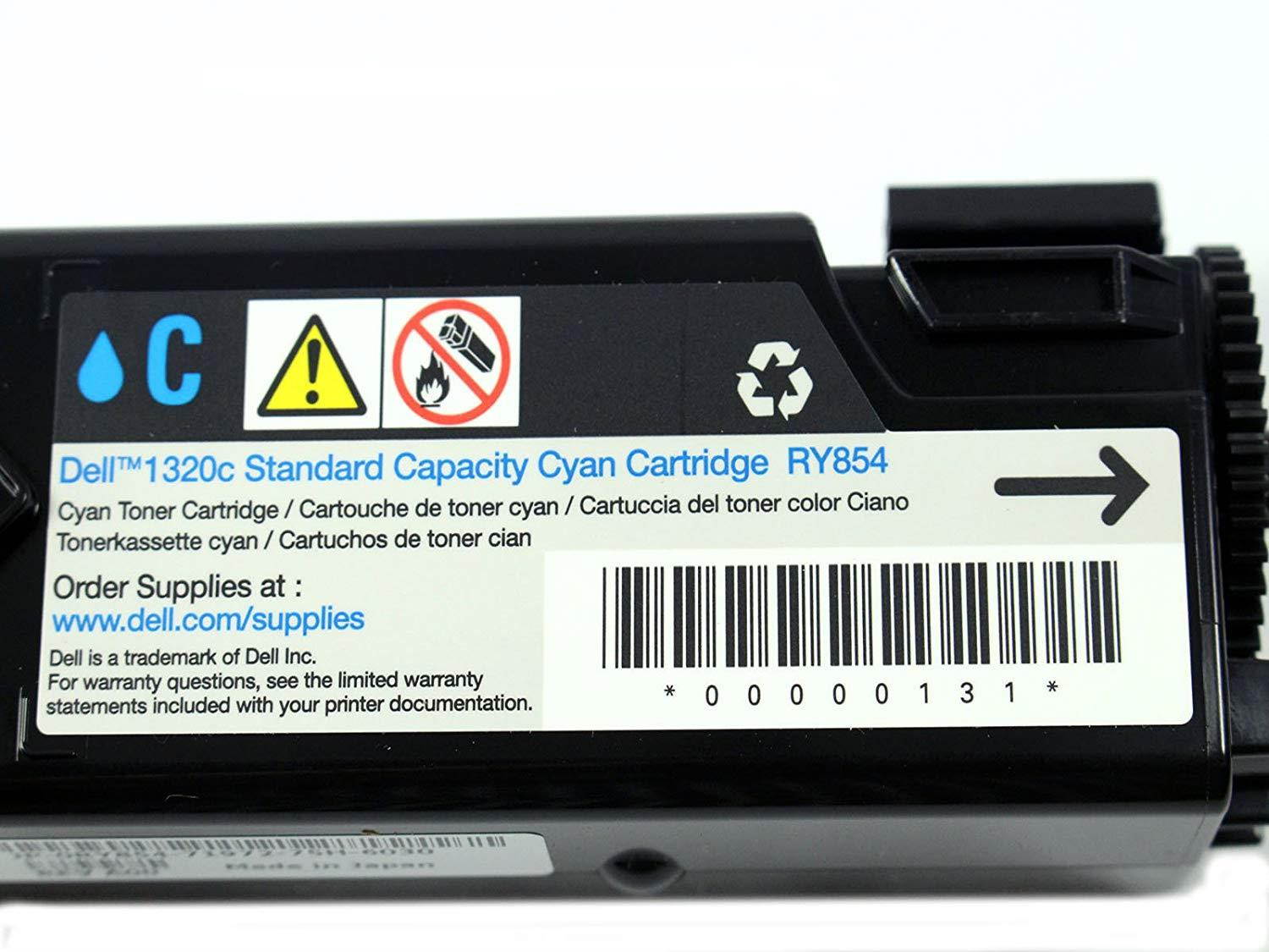 Dell OEM Toner RY854 (CYAN) (1 Cartridge) (RY854) - by Dell