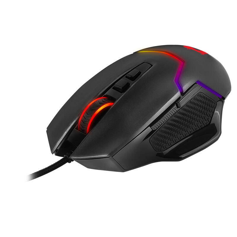 MSI DS102 RGB Gaming Mouse, Wired, RGB Streamer Faith Dragon Soul Light Gaming Mouse, Custom Macro, 10000DPI