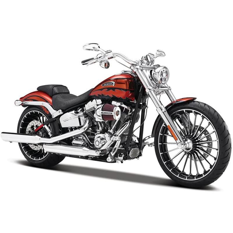 2014 Harley Davidson CVO Breakout Orange 1/12 Diecast Motorcycle Model by Maisto