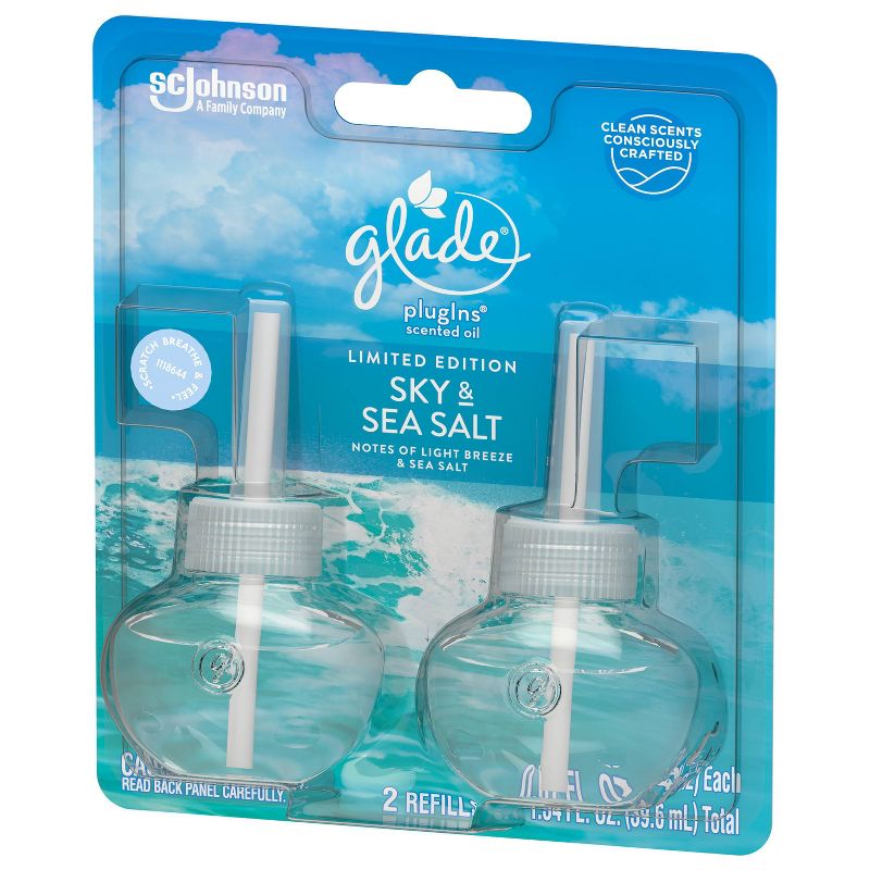 Glade Sky Sea Salt PlugIns Refill - 2ct