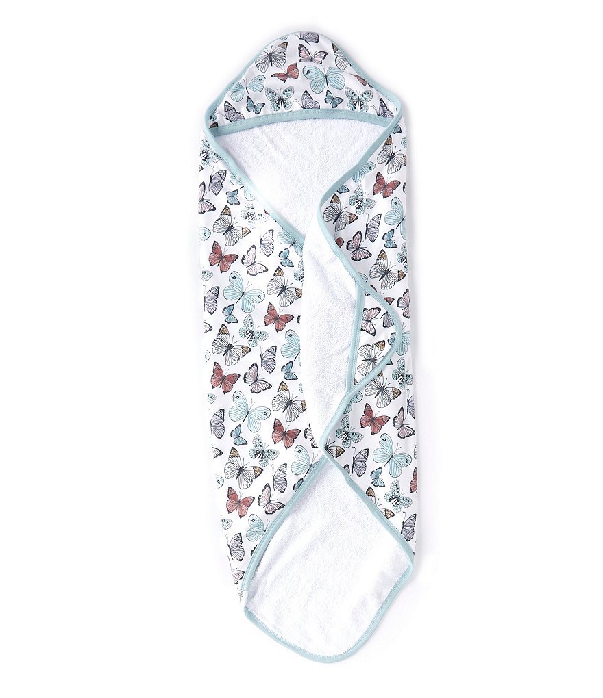 Copper Pearl Baby Girls Butterfly Hooded Towel