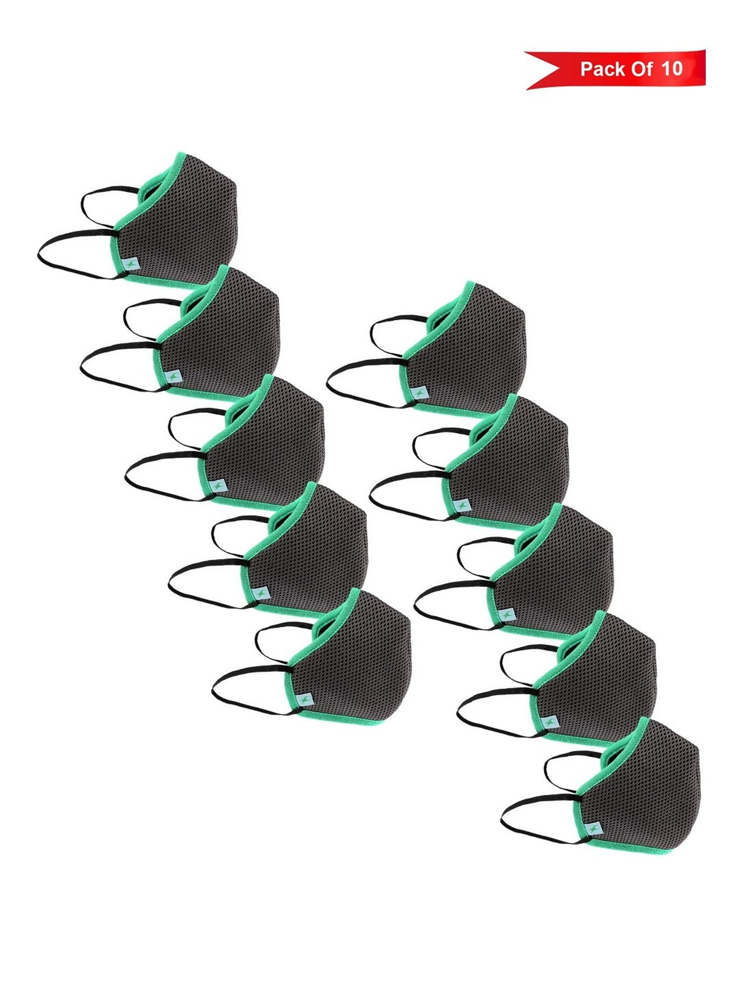 Fastrack 4 Layered Reusable Face Mask -Pack of 10