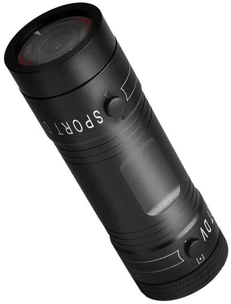 Sport Action DV Camera, Mini Portable Full HD 720P Audio Camera with Mic, IPX-4 Waterproof Bike Car Camera for Outdoor Sports (Black)